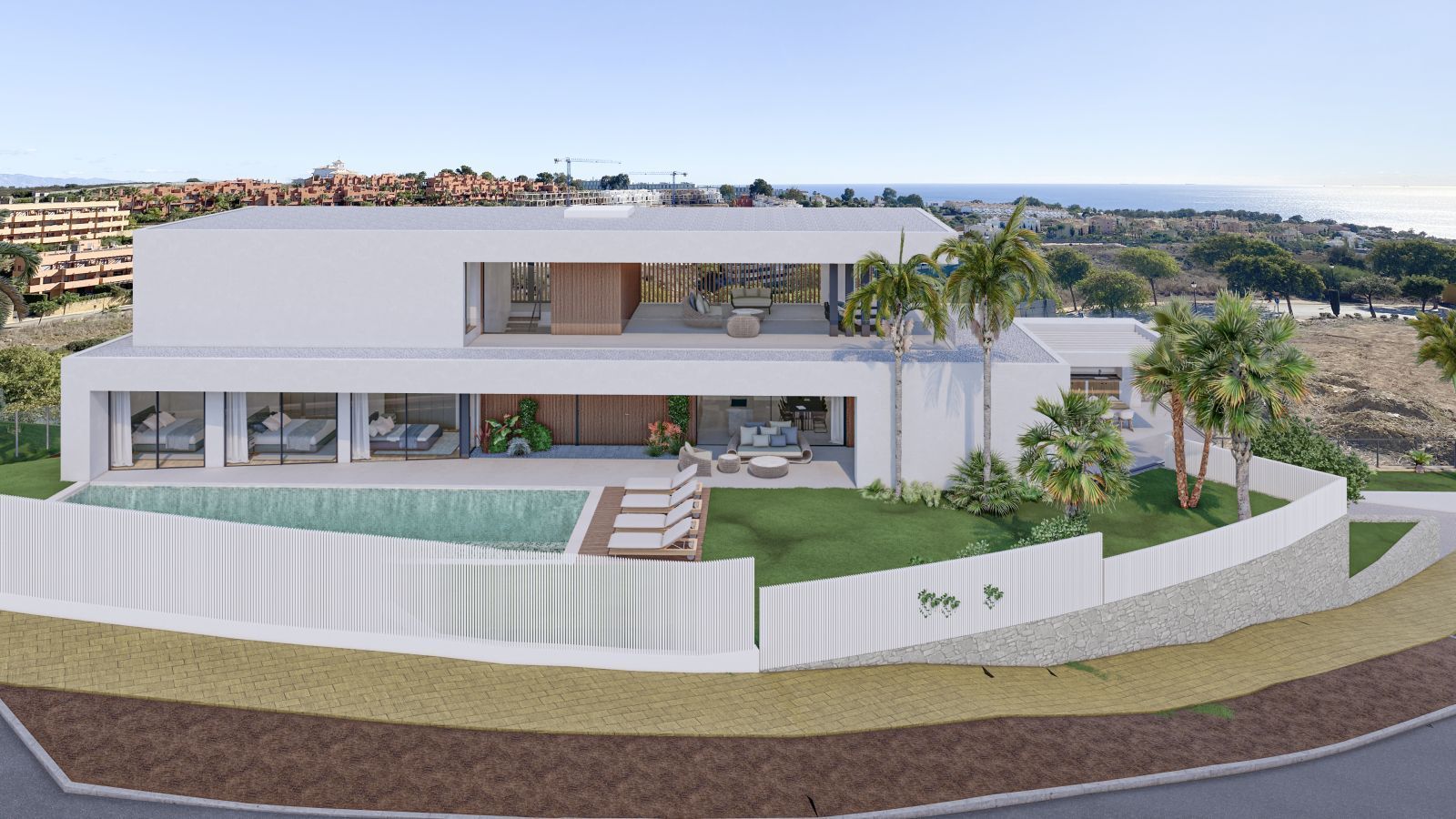 4 Bed Detached Villa in Manilva i Manilva, Frittliggende Villa