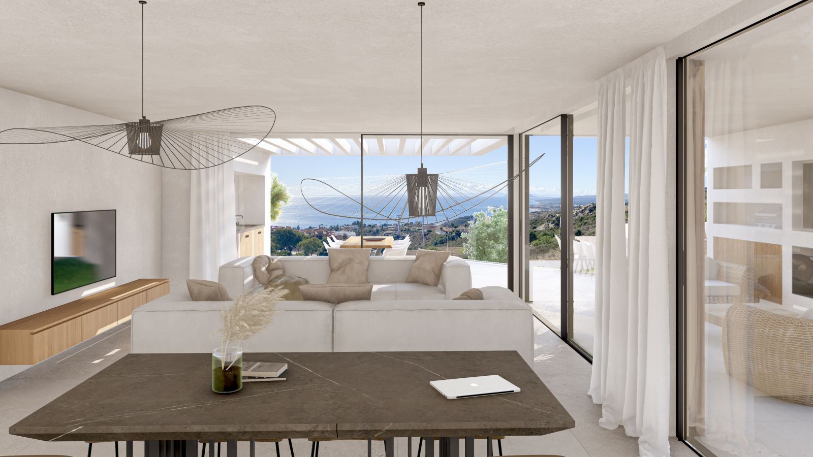 02 modern living room ocean view