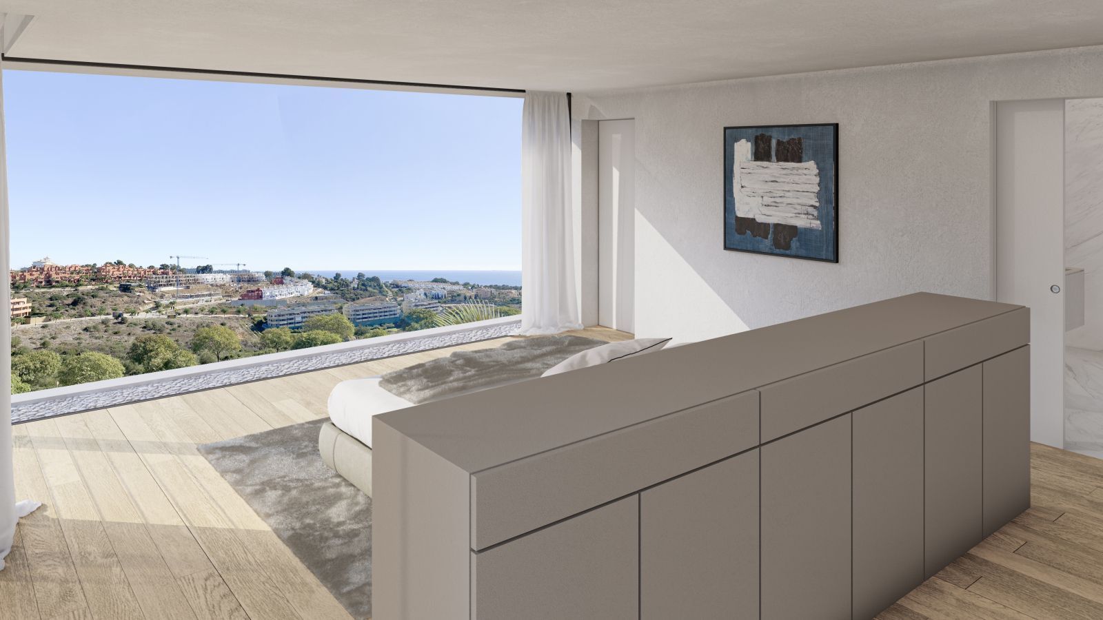 09 modern bedroom balcony view